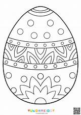 Easter Egg Coloring Pages Cut Out Sheet sketch template