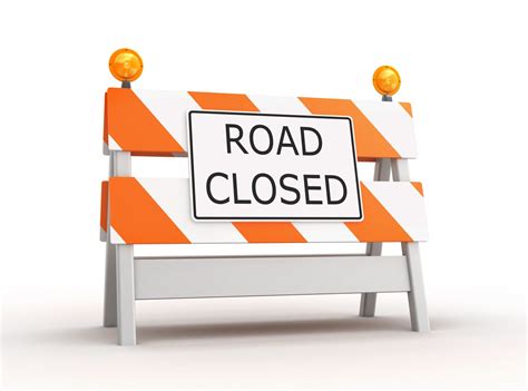 Road Closed Sign Clip Art Image - ClipSafari