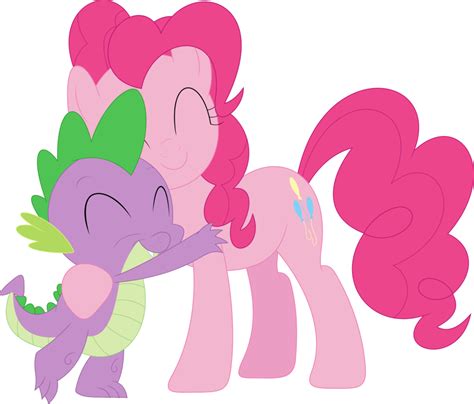 Spike gets a hug from the most cuddly mare by Porygon2z.deviantart.com on @DeviantArt | My ...