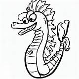 Seepferdchen Hippocampe Malvorlage Ausmalbilder Caballito Zeepaardje  sketch template