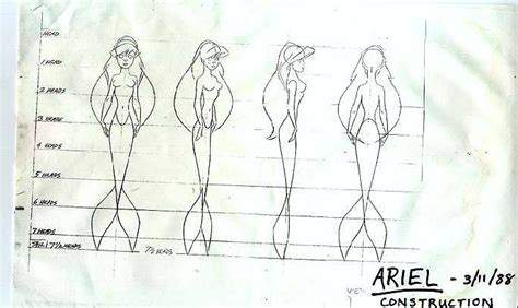 DVD in 10 days:Ariel Model Sheets | Little mermaid art, Disney concept ...