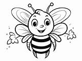 Bumblebee Coloring Page To Download  sketch template