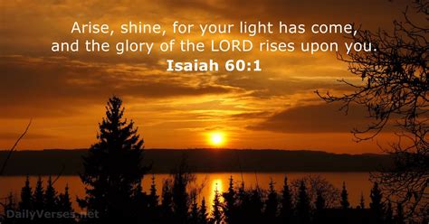 Isaiah 60:1 - Bible verse - DailyVerses.net