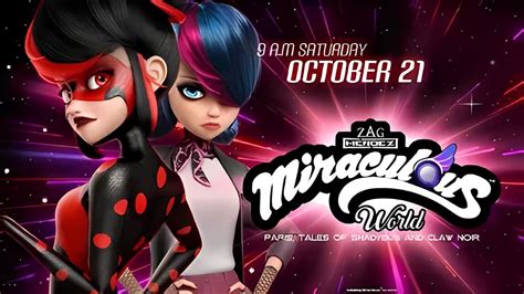 Miraculous World Paris | New | Trailer | Evil Shadybug And Claw Noir - YouTube