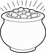 Printable Pot Of Gold Coloring Page For Kids – SupplyMe sketch template