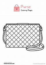 Coach Purse Coloring Pages Sketch Page sketch template