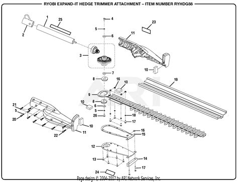 Ryobi Hedge Trimmer Parts Diagram | Reviewmotors.co