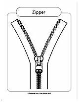 Zipper Coloring Page sketch template