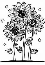 Search Sunflower coloring Page  ColoringChest sketch template