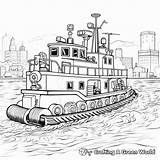 Tugboat Coloring Pages  Free & Printable sketch template