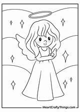 Angels Coloring Pages Updated 2021 sketch template
