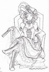 Marie Antoinette Coloring Page At GetDrawings  Free Download sketch template