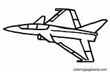 Fighter Jet Airplane Coloring Page For Kids And  sketch template