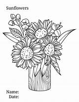 Sunflower coloring page 🌻 🎨 Brighten Your Day With Floral Fun sketch template