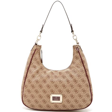 Guess Guess Handbag Reama Hobo in Bordeaux (Natural) - Lyst