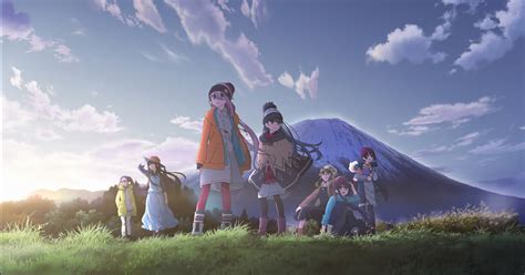 Yuru camp artwork wallpaper upscale (from official website) : r ...