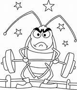 Free Printable Cockroach Coloring Pages For Kids sketch template
