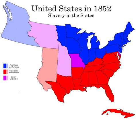 Map Of Slavery In The United States Printable Map - vrogue.co