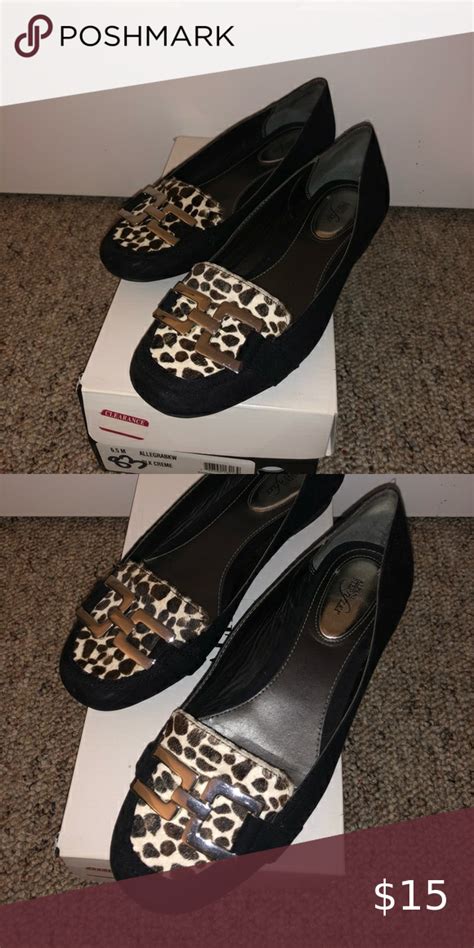 Alfani black and white flats | Black and white flats, White flats, Flat ...