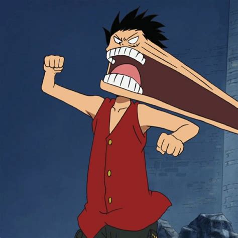 Luffy Goofy Face