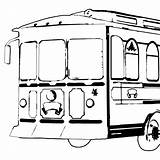 Neighborhood Trolley Coloring Page Patricia Sinclair  Vrogueco sketch template