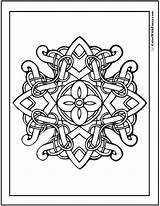 Irish Celtic Coloring Pages sketch template