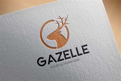 Gazelle Logo Template | Branding & Logo Templates ~ Creative Market