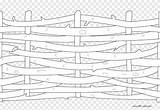 Fence Coloring Pages sketch template
