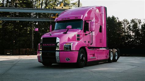 Mack Trucks Showcases Pink Mack Anthem® Model | Volvo Group