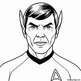 Spock With Pointed Ears Coloring Page  Pagescom sketch template