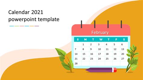 Calendar 2021 PowerPoint Template and Google Slides