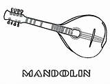 Mandolin Coloring Pages At GetColoringscom  Free Printable Colorings sketch template