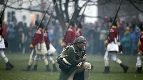 Patriots' Day reenactment of the Battle of Lexington