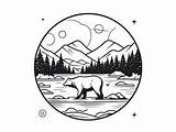 Dreamy Wilderness Coloring  Coloring Page sketch template