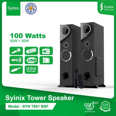 Syinix Tower Speaker - BuilderMall