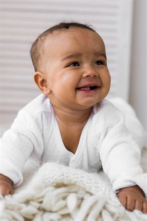 Adorable little african american baby boy laughing - Black people - Lakeland Regional Health