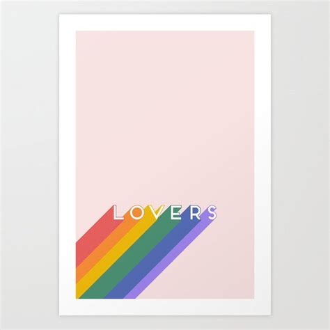 Lovers Rainbow, Pride Retro Sign, Vintage LGBT Proud Poster, Love Concept, Equality Rights Art ...