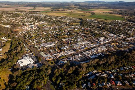 OverflightStock™ | Aerial view of Atherton in Queensland, Australia ...