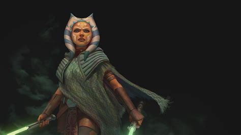 1920x1080 Resolution Ahsoka Tano Mandalorian Character Art 1080P Laptop ...