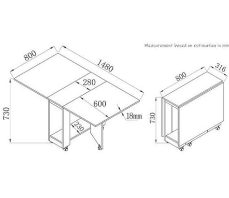 Foldable Dining Table Set w/ Ivar Rack, Furniture & Home Living ...