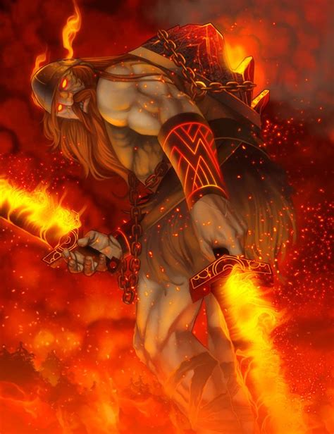 Surtr by chamakoso on DeviantArt | Norse myth, Mythological creatures, Fire giants