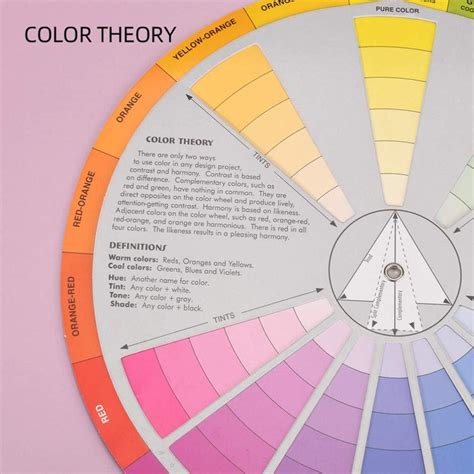 Color RGB Color Wheel Wheel Color Mixing Guide 9 Inches Art Class ...