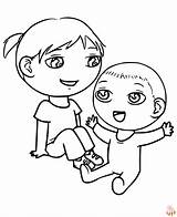 Printable Sister Coloring Pages Free For Kids And Adults sketch template