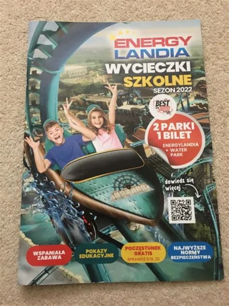 ENERGYLANDIA AQUALANTIS 2022 Theme Brochure - Park Map Polish Theme Park Guide £1.50 - PicClick UK