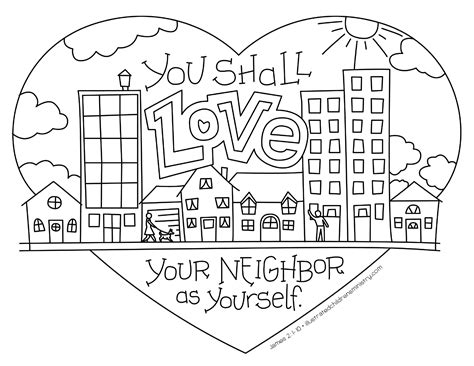 Coloring Page Greatest 2 Commandments Kjv Google Sear - vrogue.co