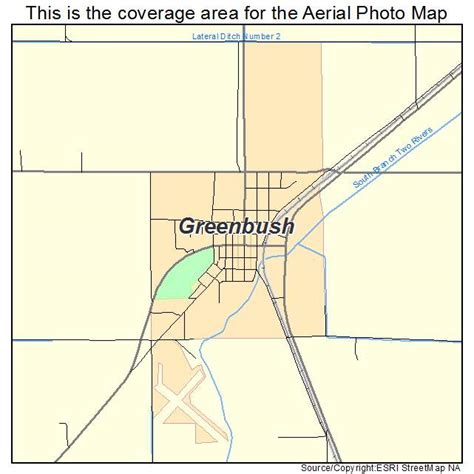 Aerial Photography Map of Greenbush, MN Minnesota