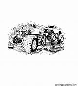 Monster Truck Grave Digger Body Coloring Pages sketch template