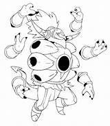 Volcanion Coloring Page  Pokemon Supercolored sketch template