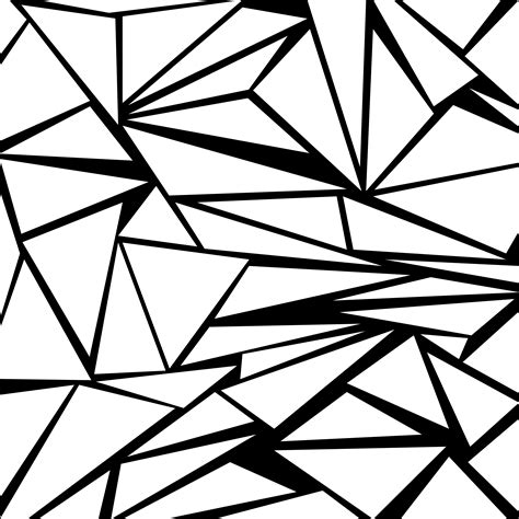 Black And White Triangle Wallpaper - Download Colorful Geometric ...