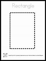 Rectangle Coloring Page sketch template